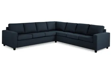 Crazy 6-personers Vendbar L-formet X-Large Hjørnesofa i Stof - Mørkeblå - Møbler - Sofaer - Hjørnesofa