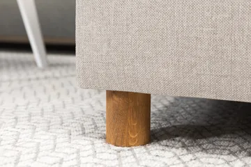 Crazy 6-personers Venstrevendt U-formet XX-Large Sofa med Divan og Chaiselong i Stof - Beige - Møbler - Sofaer - U Sofa