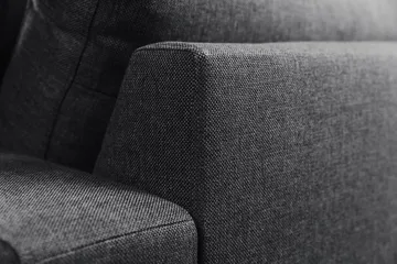 Crazy 6-personers Vendbar L-formet X-Large Hjørnesofa i Stof - Mørkegrå - Møbler - Sofaer - Hjørnesofa