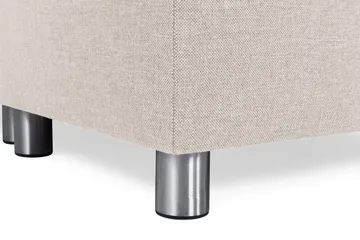 Crazy 6-personers Venstrevendt U-formet XX-Large Sofa med Divan og Chaiselong i Stof - Beige - Møbler - Sofaer - U Sofa