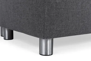 Crazy 6-personers Højrevendt U-formet XX-Large Sofa med Chaiselong i Stof - Mørkegrå - Møbler - Sofaer - U Sofa