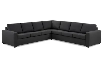 Crazy 6-personers Vendbar L-formet X-Large Hjørnesofa i Stof - Mørkegrå - Møbler - Sofaer - Hjørnesofa