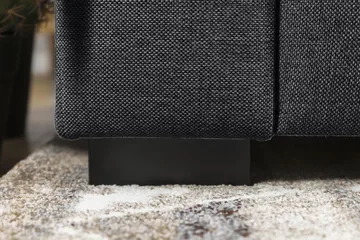 Crazy 6-personers Vendbar L-formet X-Large Hjørnesofa i Stof - Mørkegrå - Møbler - Sofaer - Hjørnesofa