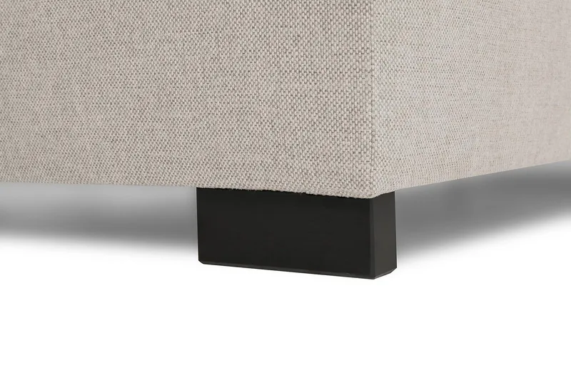 Crazy 6-personers Venstrevendt U-formet XX-Large Sofa med Divan og Chaiselong i Stof - Beige - Møbler - Sofaer - U Sofa
