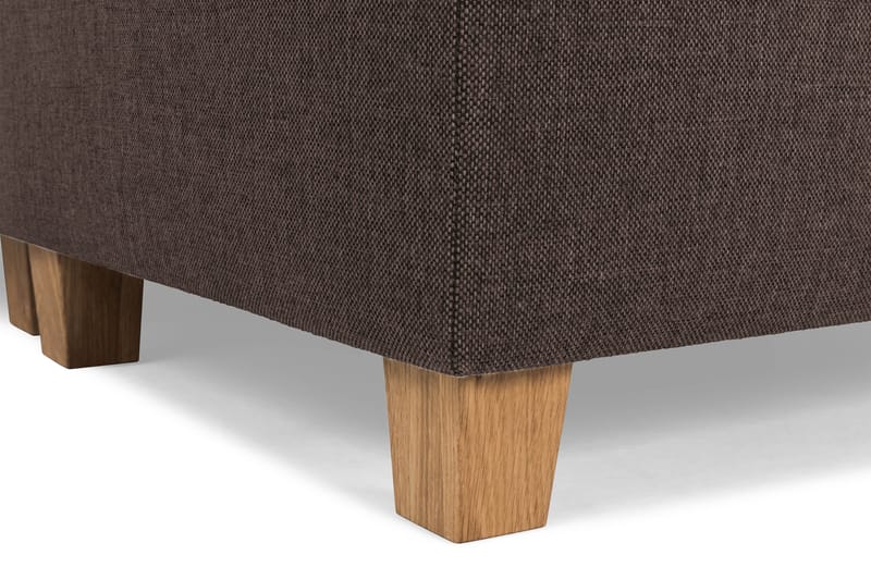 Crazy 6-personers Vendbar L-formet X-Large Hjørnesofa i Stof - Brun - Møbler - Sofaer - Hjørnesofa
