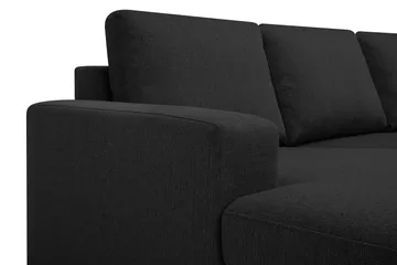 Crazy 6-personers Højrevendt U-formet XX-Large Sofa med Chaiselong i Stof - Antracit - Møbler - Sofaer - U Sofa