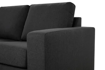 Crazy 6-personers Vendbar L-formet X-Large Hjørnesofa i Stof - Mørkegrå - Møbler - Sofaer - Hjørnesofa