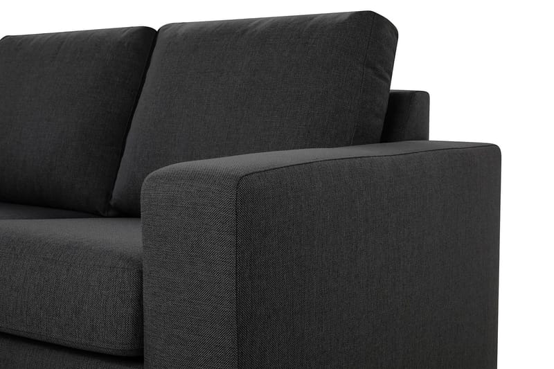 Crazy 6-personers Vendbar L-formet X-Large Hjørnesofa i Stof - Mørkegrå - Møbler - Sofaer - Hjørnesofa