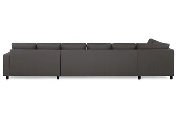 Crazy 6-personers Venstrevendt U-formet XX-Large Sofa med Divan og Chaiselong i Stof - Mørkegrå - Møbler - Sofaer - U Sofa