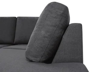 Crazy 6-personers Højrevendt U-formet XX-Large Sofa med Chaiselong i Stof - Mørkegrå - Møbler - Sofaer - U Sofa