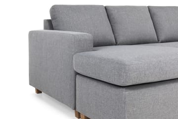 Crazy 6-personers Højrevendt U-formet XX-Large Sofa med Chaiselong i Stof - Grå - Møbler - Sofaer - U Sofa