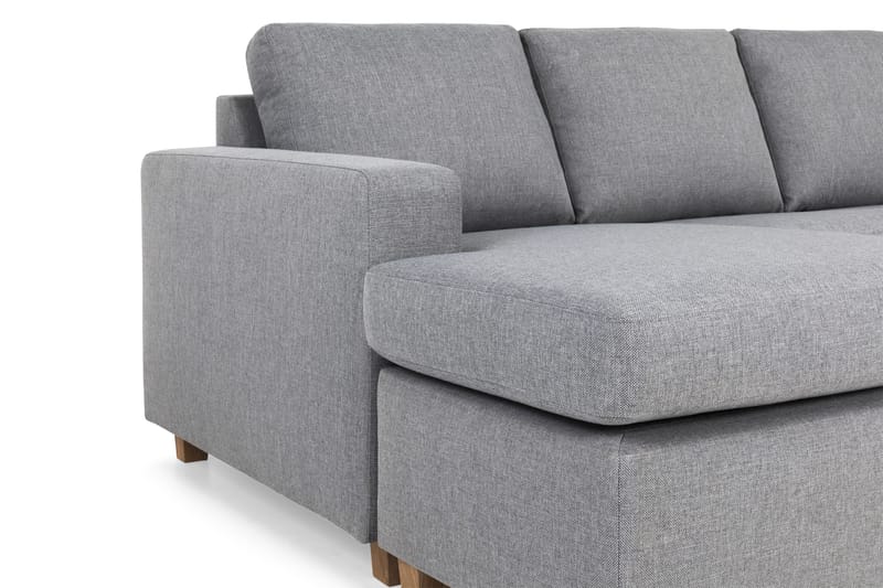 Crazy 6-personers Højrevendt U-formet XX-Large Sofa med Chaiselong i Stof - Grå - Møbler - Sofaer - U Sofa