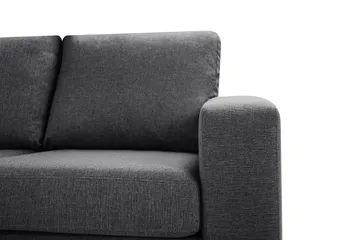 Crazy 7-personers Vendbar L-formet XX-Large Hjørnesofa i Stof - Mørkegrå - Møbler - Sofaer - Hjørnesofa