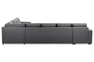 Crazy 7-personers Vendbar L-formet XX-Large Hjørnesofa i Stof - Mørkegrå - Møbler - Sofaer - Hjørnesofa