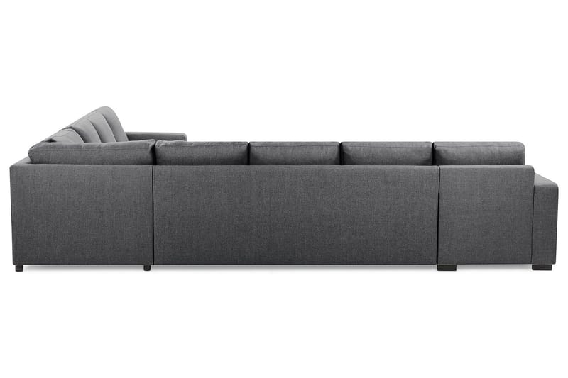 Crazy 7-personers Vendbar L-formet XX-Large Hjørnesofa i Stof - Mørkegrå - Møbler - Sofaer - Hjørnesofa