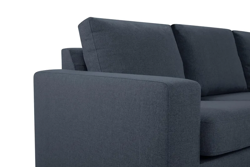Crazy 7-personers vendbar L-formet XX-Large hjørnesofa i stof - Mørkeblå - Møbler - Sofaer - Hjørnesofa