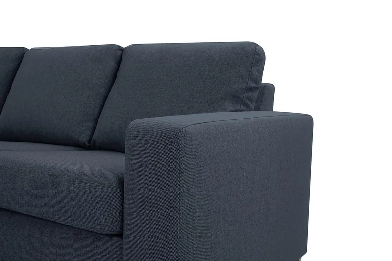 Crazy 7-personers vendbar L-formet XX-Large hjørnesofa i stof - Mørkeblå - Møbler - Sofaer - Hjørnesofa