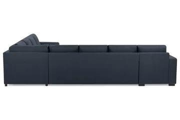 Crazy 7-personers vendbar L-formet XX-Large hjørnesofa i stof - Mørkeblå - Møbler - Sofaer - Hjørnesofa