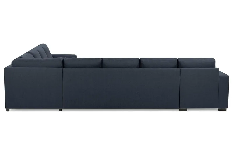 Crazy 7-personers vendbar L-formet XX-Large hjørnesofa i stof - Mørkeblå - Møbler - Sofaer - Hjørnesofa