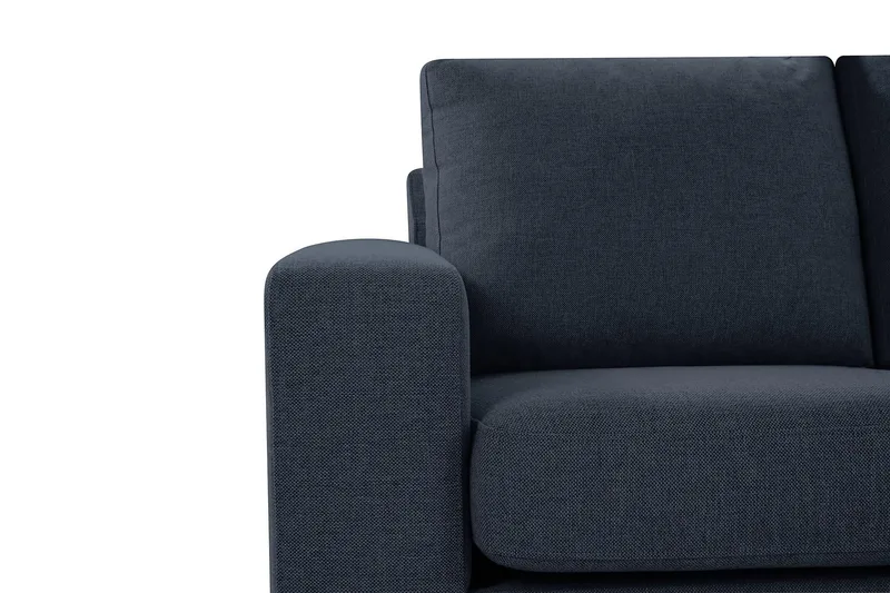 Crazy 7-personers vendbar L-formet XX-Large hjørnesofa i stof - Mørkeblå - Møbler - Sofaer - Hjørnesofa