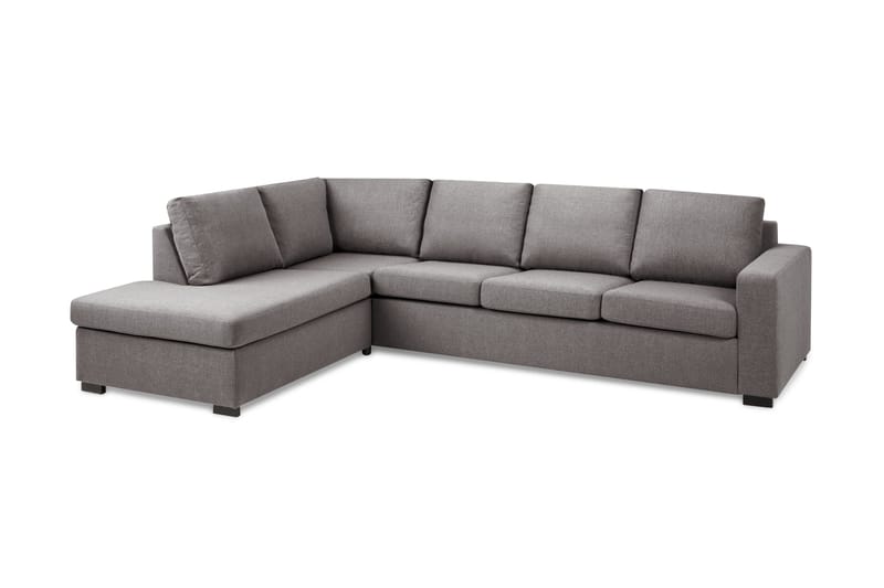 Crazy Limited Edition 3-Pers. Sofa med Chaiselong Venstre - Lysegrå - Sofa med chaiselong - 3 personers sofa med chaiselong