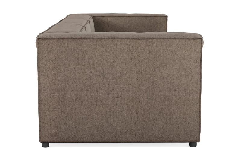 Cubo 4-personers Dyb Modulsofa i Stof - Grå - Møbler - Sofaer - 3 personers sofa