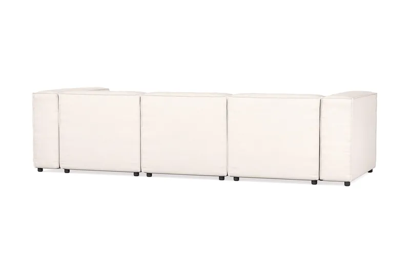 Cubo 4-personers Dyb Modulsofa i Stof - Hvid - Møbler - Sofaer - 3 personers sofa