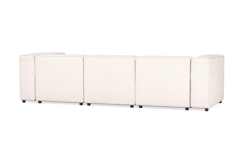 Cubo 4-personers Dyb Modulsofa i Stof - Hvid - Møbler - Sofaer - 3 personers sofa