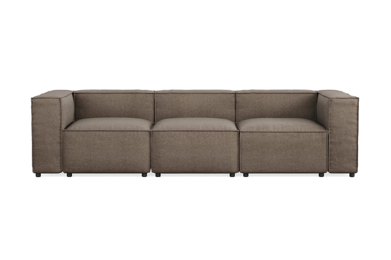 Cubo 4-personers Dyb Modulsofa i Stof - Grå - Møbler - Sofaer - 3 personers sofa