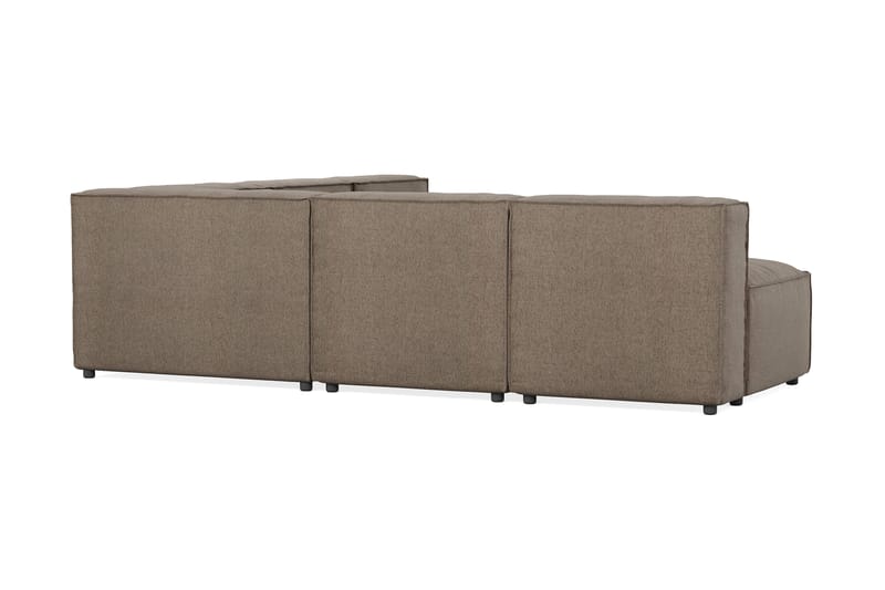 Cubo 5-personers L-formet Dyb Modulhjørnesofa i Stof - Grå - Møbler - Sofaer - Hjørnesofa