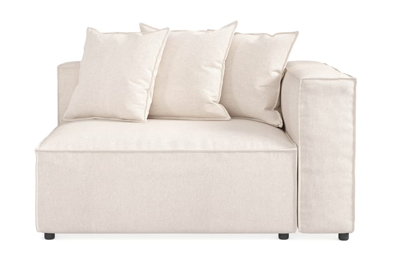 Cubo Højremodul 120 cm - Beige - 2 personers sofa