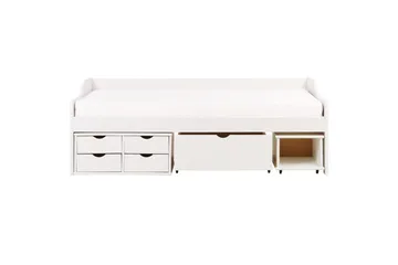 Dagbädd Beliani Royville med förvaring Ljus Trä White - Møbler - Sofaer - Daybed