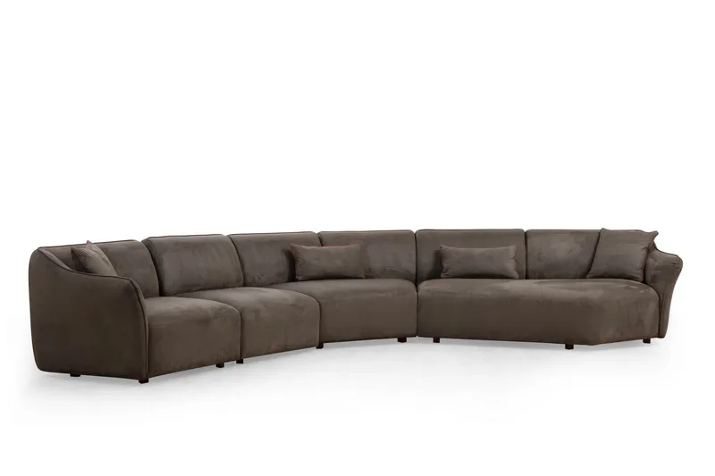 Damor Buet Sofa 5-personers, Brun