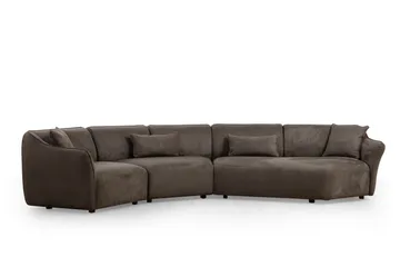 Damor Buet Sofa 5-personers - Brun - Møbler - Sofaer