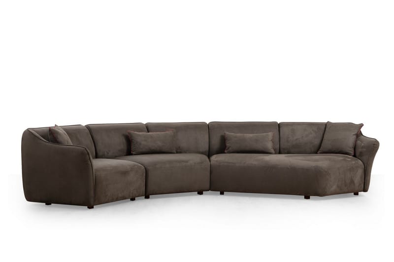 Damor Buet Sofa 5-personers, Brun