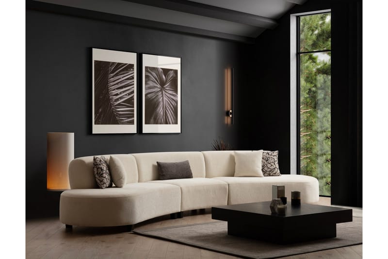 Dariya Sofa 5-seter - Beige - Møbler - Sofaer