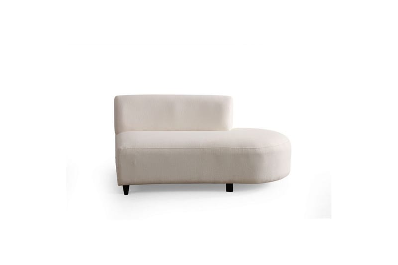 Dariya Svängd Sofa 3-sits - Creme - Møbler - Sofaer - 3 personers sofa
