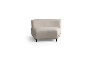 Dariya Svängd Sofa 3-sits - Creme - Møbler - Sofaer - 3 personers sofa