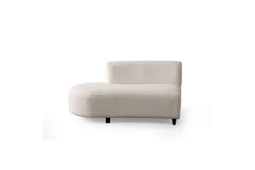 Dariya Svängd Sofa 3-sits - Creme - Møbler - Sofaer - 3 personers sofa