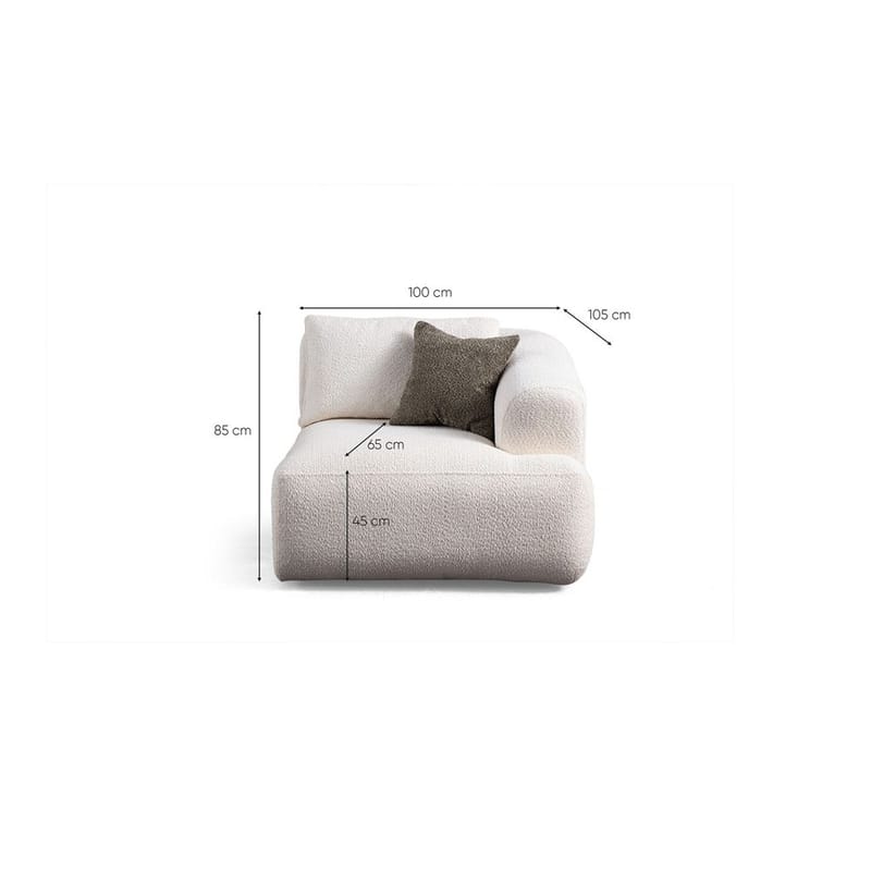 Dashwood 2-personers sofa - Hvid - Møbler - Sofaer - 2 personers sofa