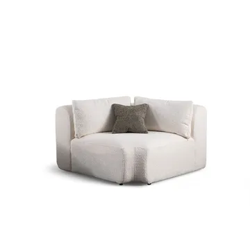Dashwood 3-personers Hjørnesofa - Cremehvid - Møbler - Sofaer - Hjørnesofa