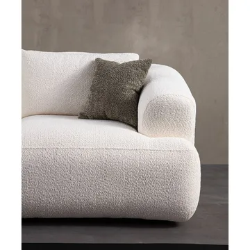 Dashwood 4-personers Hjørnesofa - Cremehvid - Møbler - Sofaer - Hjørnesofa