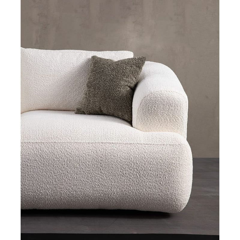 Dashwood 4-personers Hjørnesofa - Cremehvid - Møbler - Sofaer - Hjørnesofa
