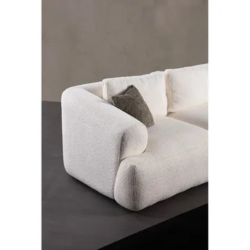Dashwood 5-personers Hjørnesofa - Cremehvid - Møbler - Sofaer - Hjørnesofa