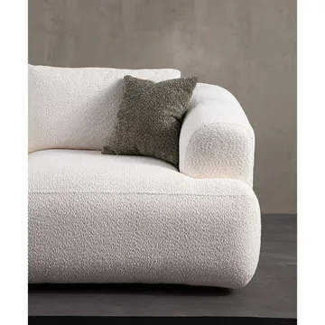 Dashwood 5-personers Hjørnesofa - Cremehvid - Møbler - Sofaer - Hjørnesofa