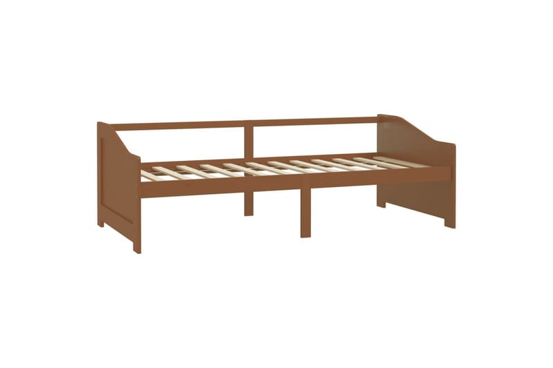 3-personers daybed 90x200 cm massivt fyrretræ gyldenbrun - Brun - Møbler - Sofaer - Daybed
