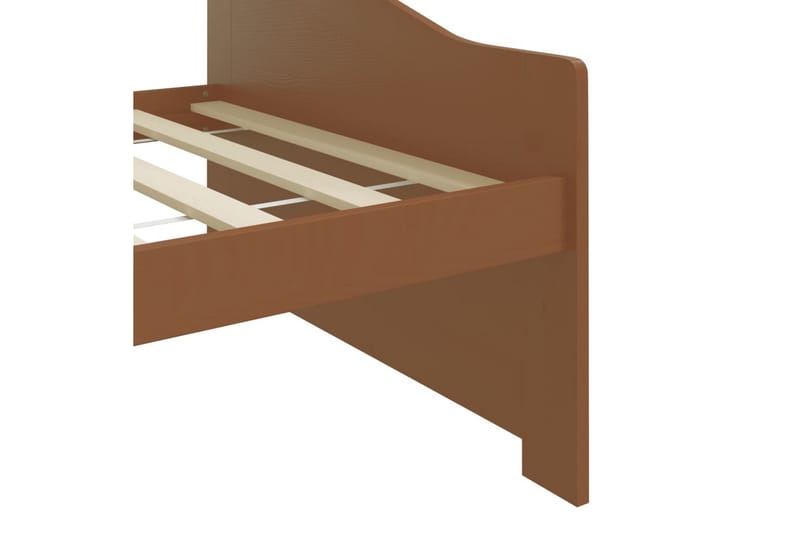 3-personers daybed 90x200 cm massivt fyrretræ gyldenbrun - Brun - Møbler - Sofaer - Daybed