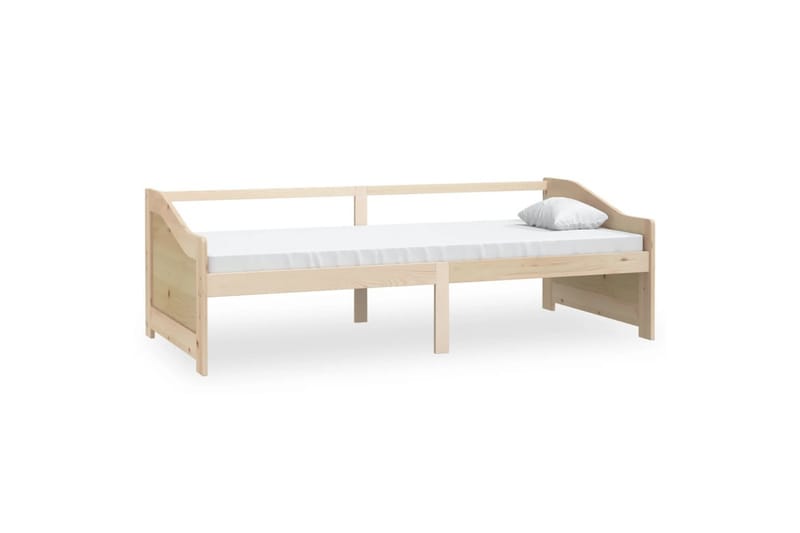 3-personers daybed 90x200 cm massivt fyrretræ - Brun - Møbler - Sofaer - Daybed