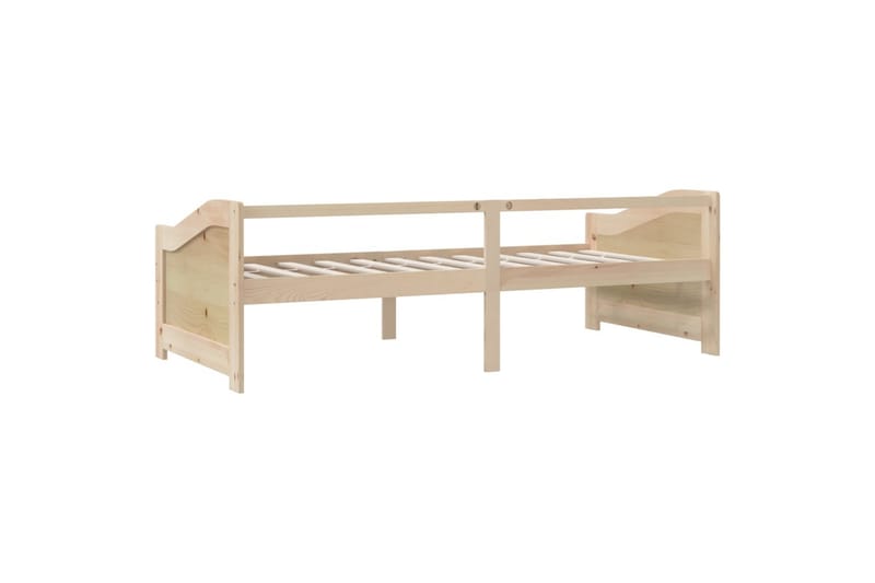 3-personers daybed 90x200 cm massivt fyrretræ - Brun - Møbler - Sofaer - Daybed
