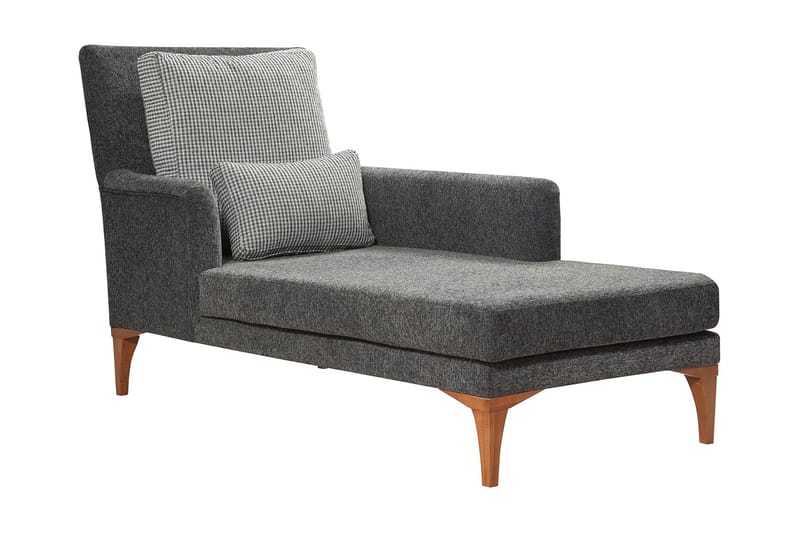Biforco Daybed med Ryg - Antracit/Natur - Møbler - Sofaer - Daybed